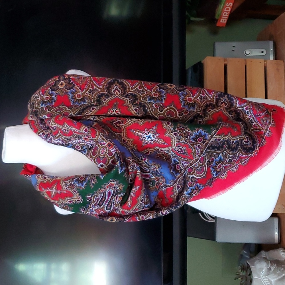 Club 7 Echo 100% wool scarf
